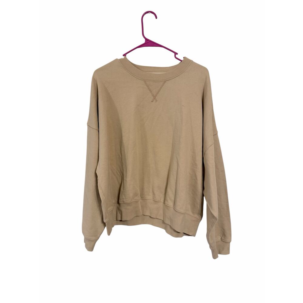 American Eagle Sweatshirt Brown Oversized Women's Size Medium